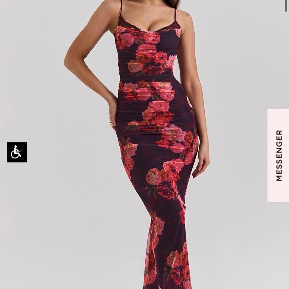 House of CB - Nalini Dress in Romantic Floral - Sz. S, A-C cup